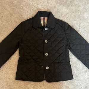 Burberry Children’s Black Quilt Jacket